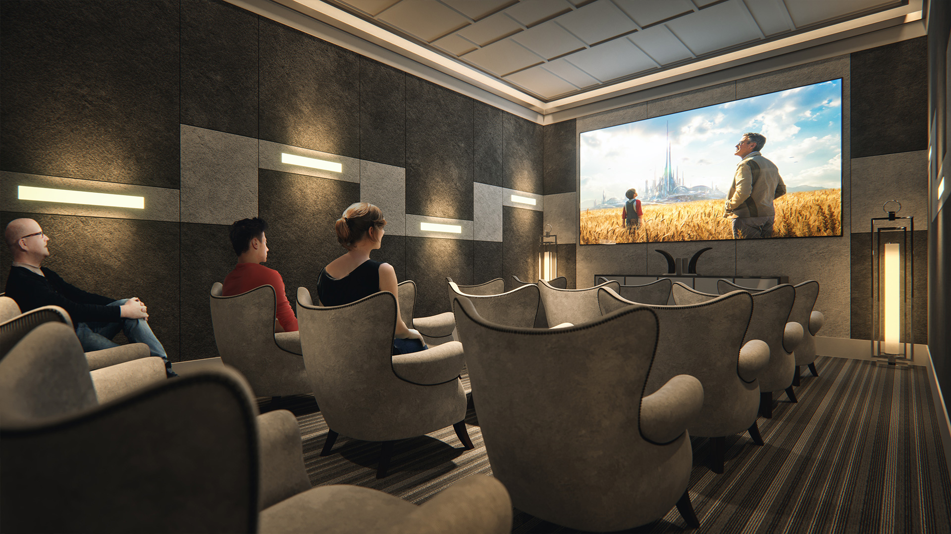 Legends of Cornerstone Amenities Movie Theatre